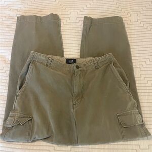GAP Women’s Distressed Olive Cargo Pants